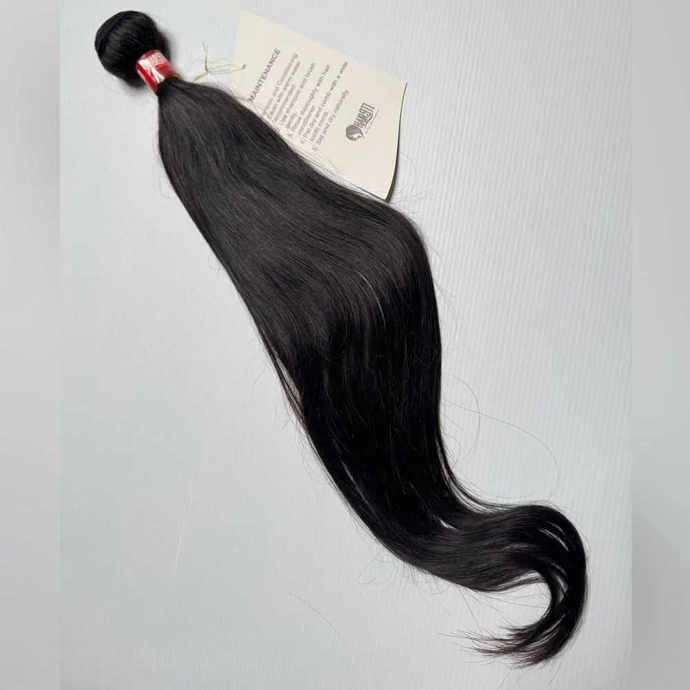 24 In 100% Unprocessed Premium Human 1 Black Hair Extension